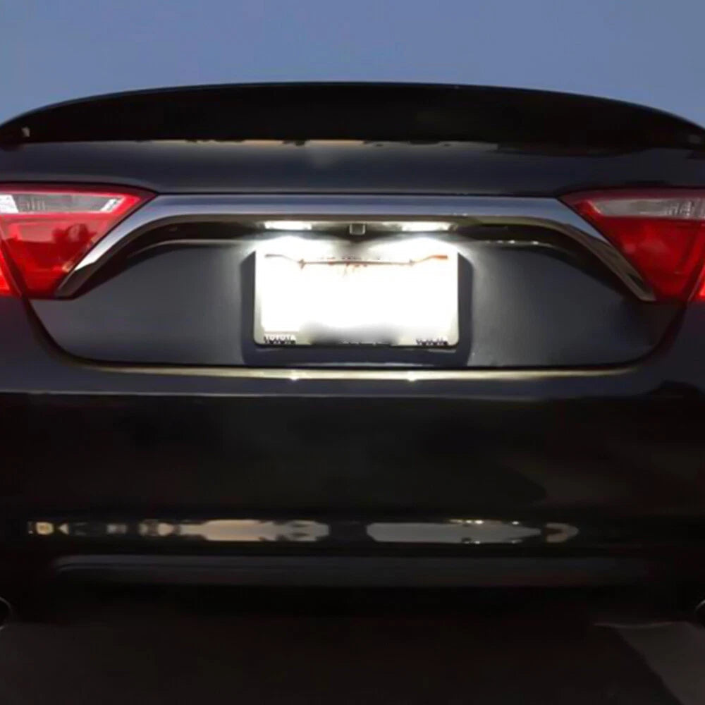 2x For 2012-2017 Toyota Camry LED License Plate Light Tag Lamp Assembly Replace 6B93BC-57
