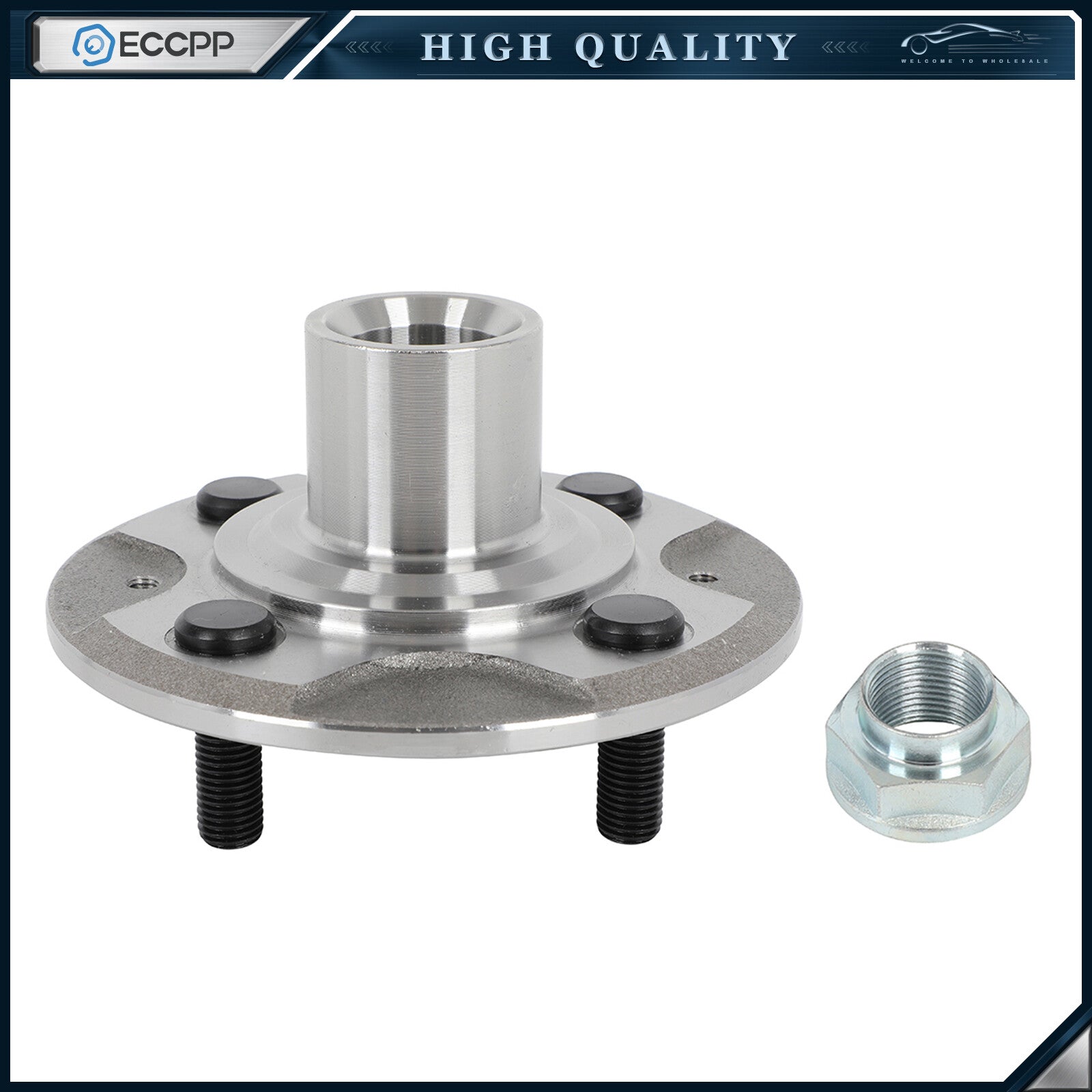 FWD 1Pc Wheel Hub Front For Honda Civic 1.7L 2001-2005 For Honda Fit 2009-2013 6B93BC-57