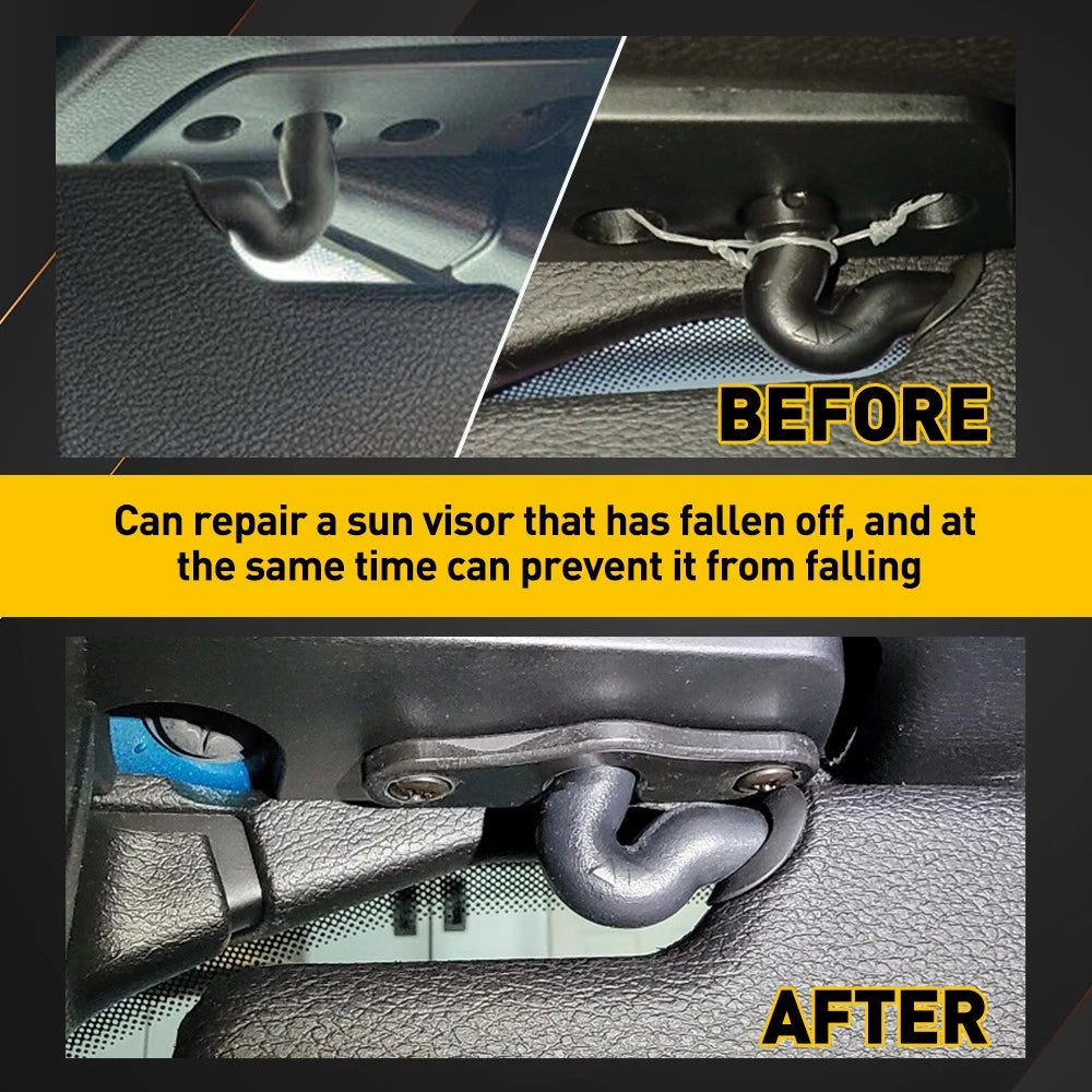 SUN VISOR CLIPS(2) FIT FOT JEEP 2018 ER & JK JL JT GLADIATOR WRANGLER EOA 6B93BC-57