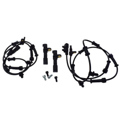 4 Pcs ABS Sensor + Connector for Jeep Liberty Wrangler Dodge Nitro 52125003AB 6B93BC-57