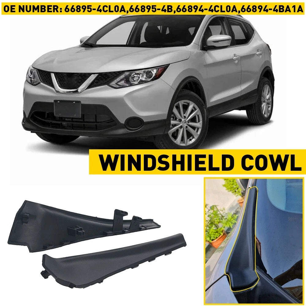 PAIR OF FRONT FENDER COVER FILLER TRIM LH RH FITS FOR 2014-2020 NISSAN ROGUE A 6B93BC-57