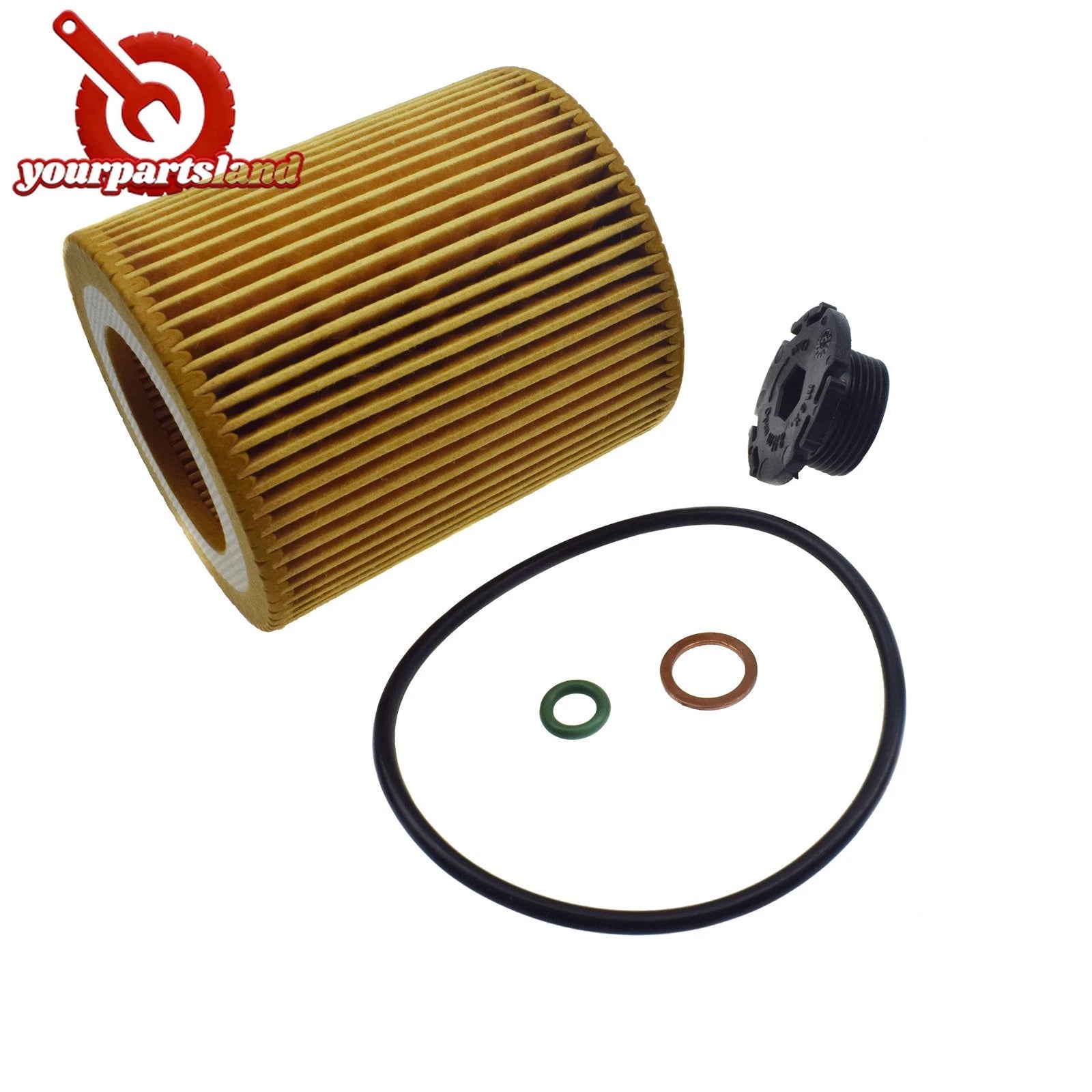 Oil Filter W/ Drain Plug O-Ring For BMW X6 X5 320i 328i 428i 11427525334 HU816x 6B93BC-57