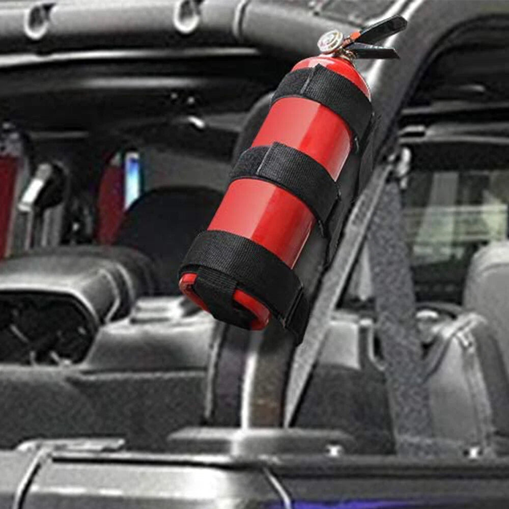 UTV Car Fire Extinguisher Holder Mount Bracket Adjustable for Jeep UTV ATV 6B93BC-57