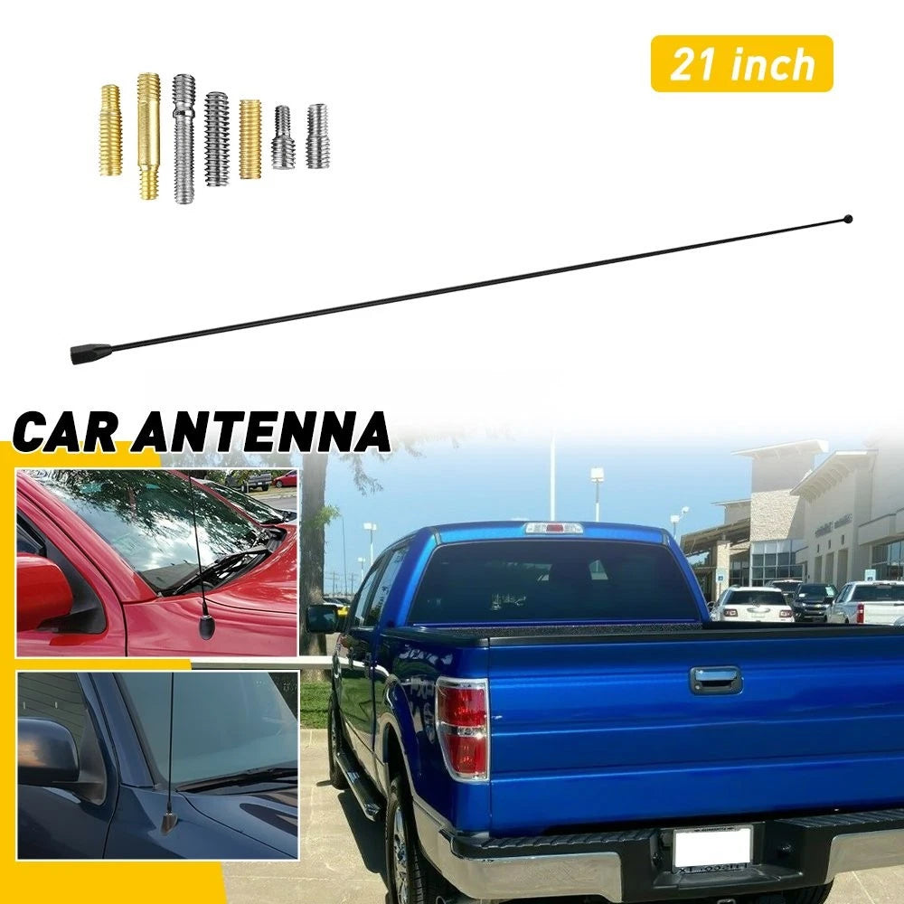 21" ANTENNA MAST Black for TOYOTA TUNDRA 2000 01 02 03 04 05 06-2020 EOA 6B93BC-57