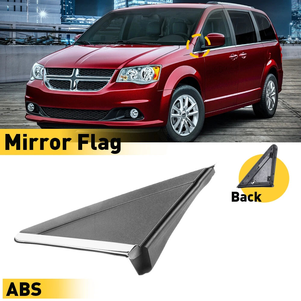 Left Driver Side Mirror Flag Applique Trim for 2008 - 2020 Dodge Grand Caravan A 6B93BC-57