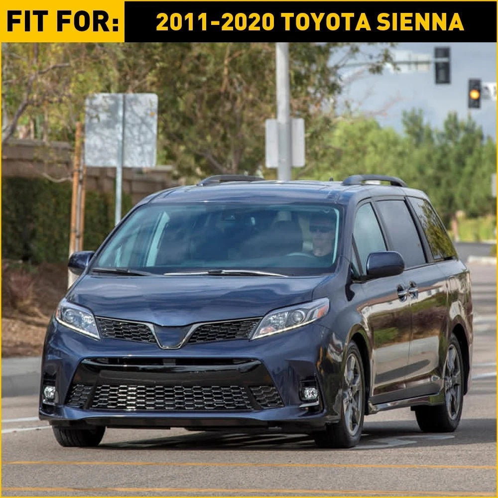 Black Front Left Right Side Bumper LH+RH Brackets For Toyota Sienna 2011-20 EOA 6B93BC-57