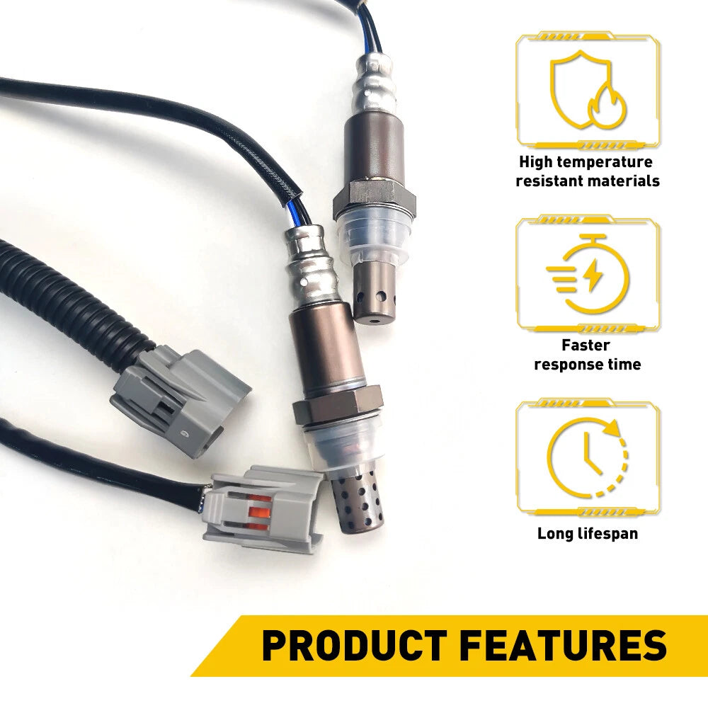2pcs Upstream & Downstream Oxygen O2 Sensor for 2003-2007 Honda Accord 2.4L 6B93BC-57