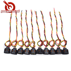 3 Wire Harness Connector Multi Purpose 10PCS For Cadillac Chevrolet Ford WPT118 6B93BC-57