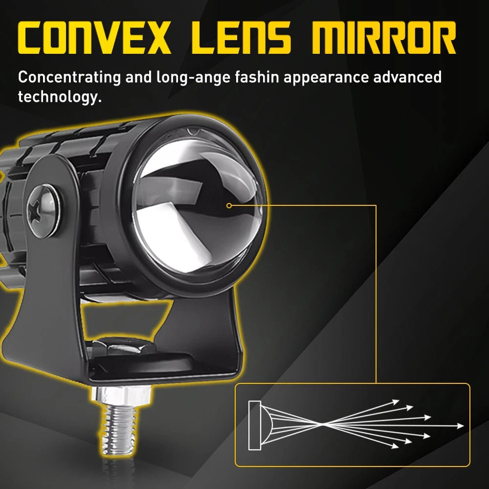 Universal Led Spotlight Driving Fog Light Lamp For Motorcycles Street Bike Car A 6B93BC-57