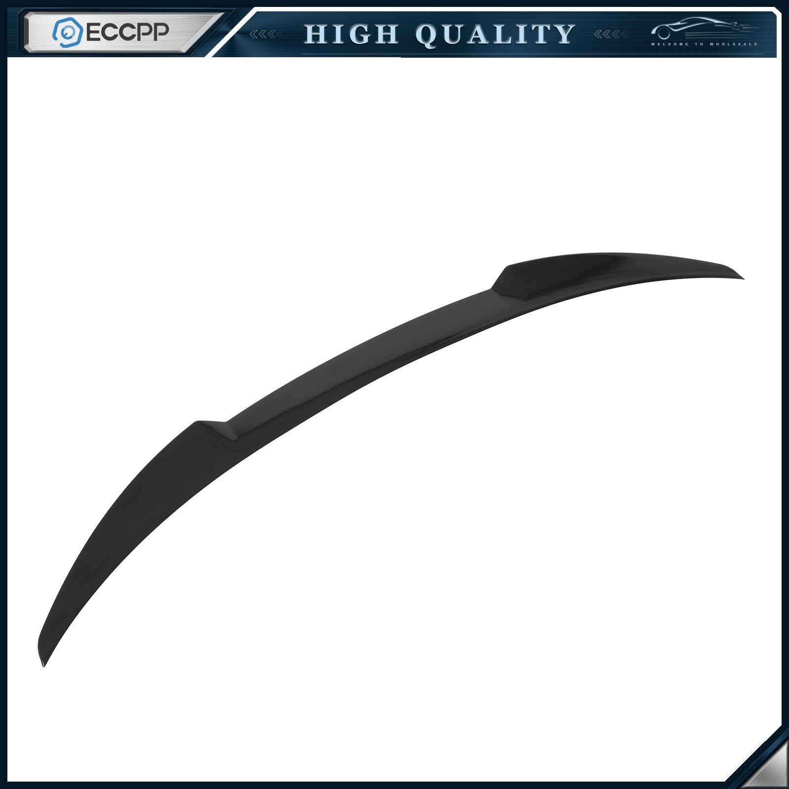 Fits Hyundai Elantra AD 2015-2018 Glossy Black High Kick Rear Spoiler 6B93BC-57