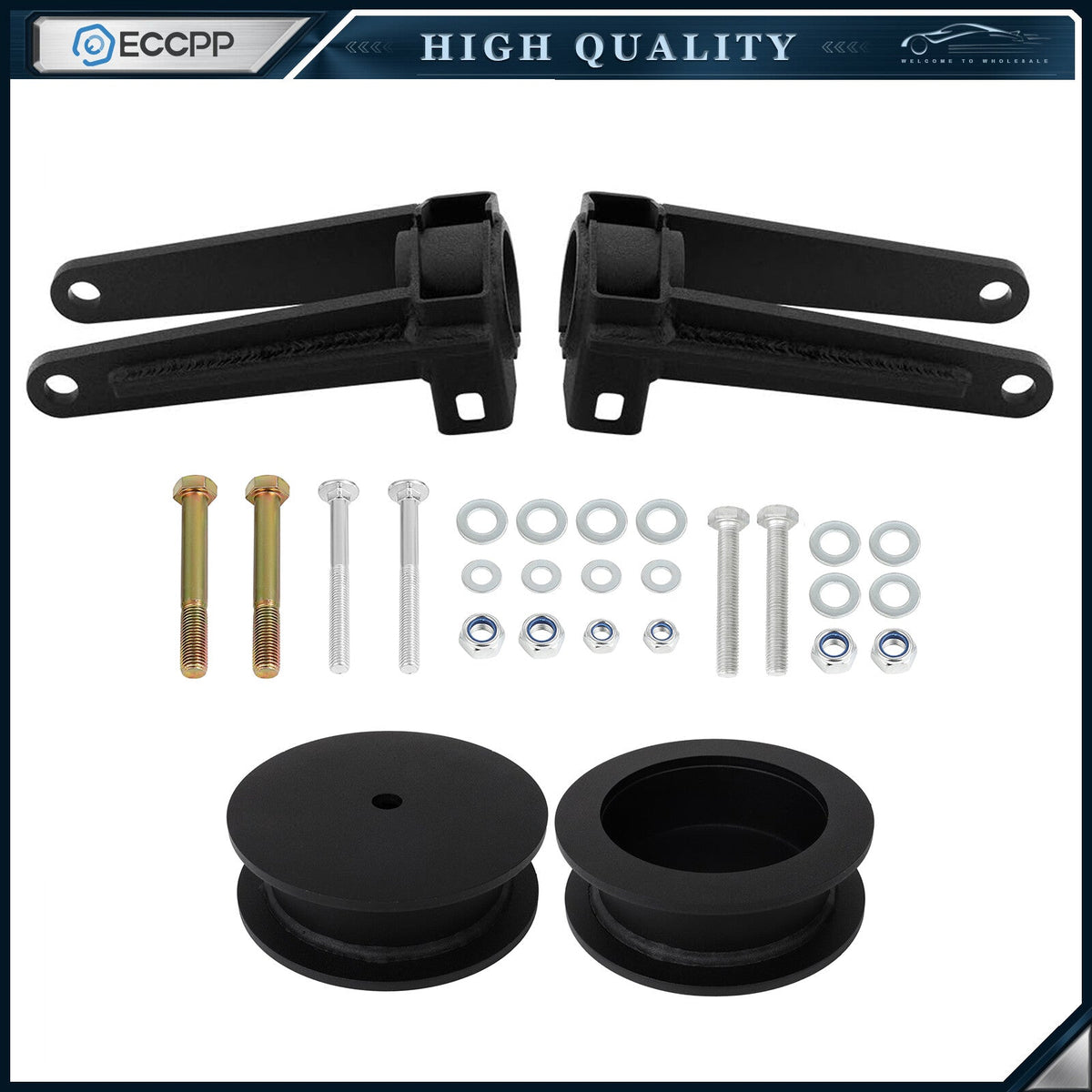 3.5" Front & 2.5" Rear Leveling Lift Kit For Jeep Grand Cherokee WK Commander XK 6B93BC-57