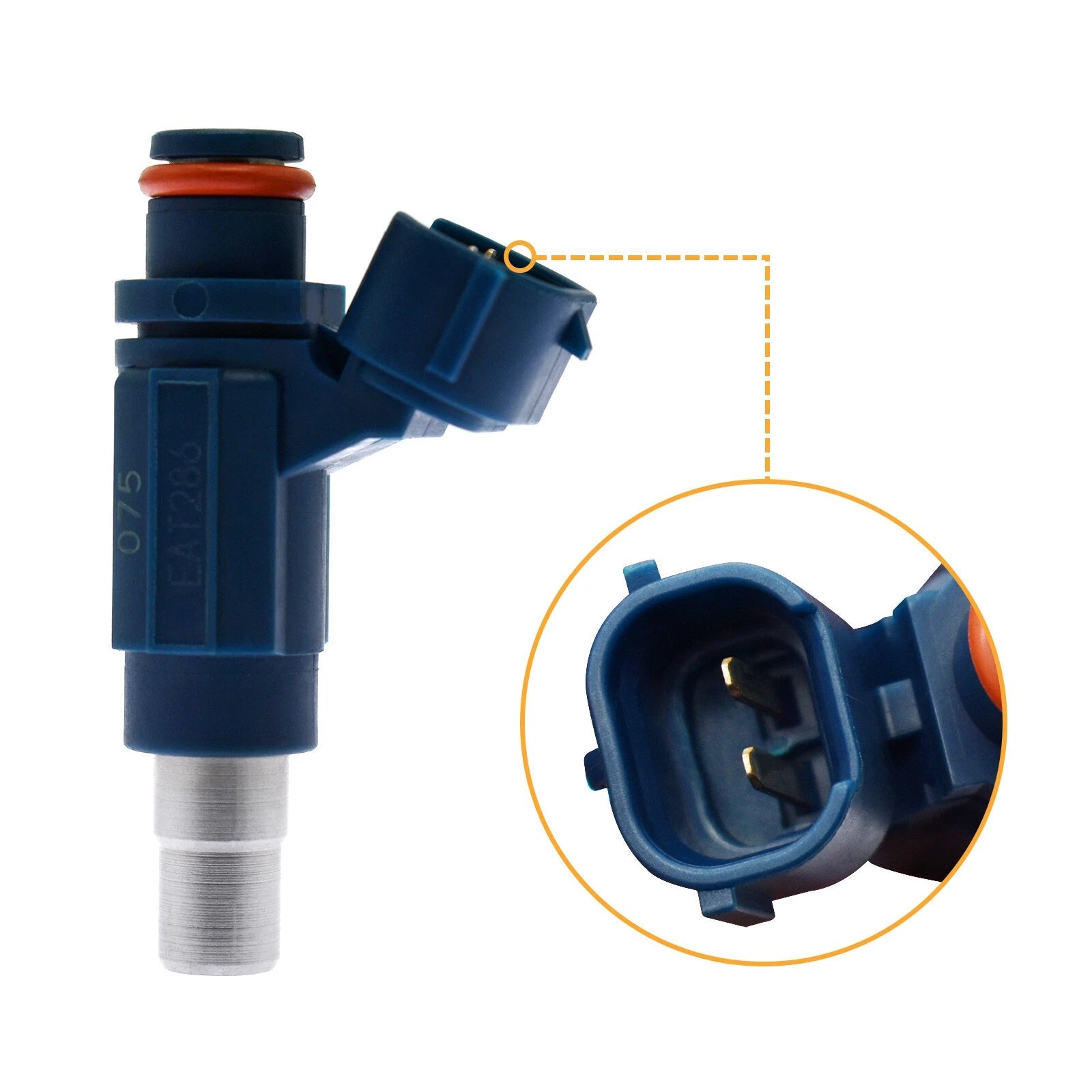 1x Fuel Injector For Kawasaki KX450F Ninja ZX-10R ATV KFX450R EAT286 49033-0010 6B93BC-57