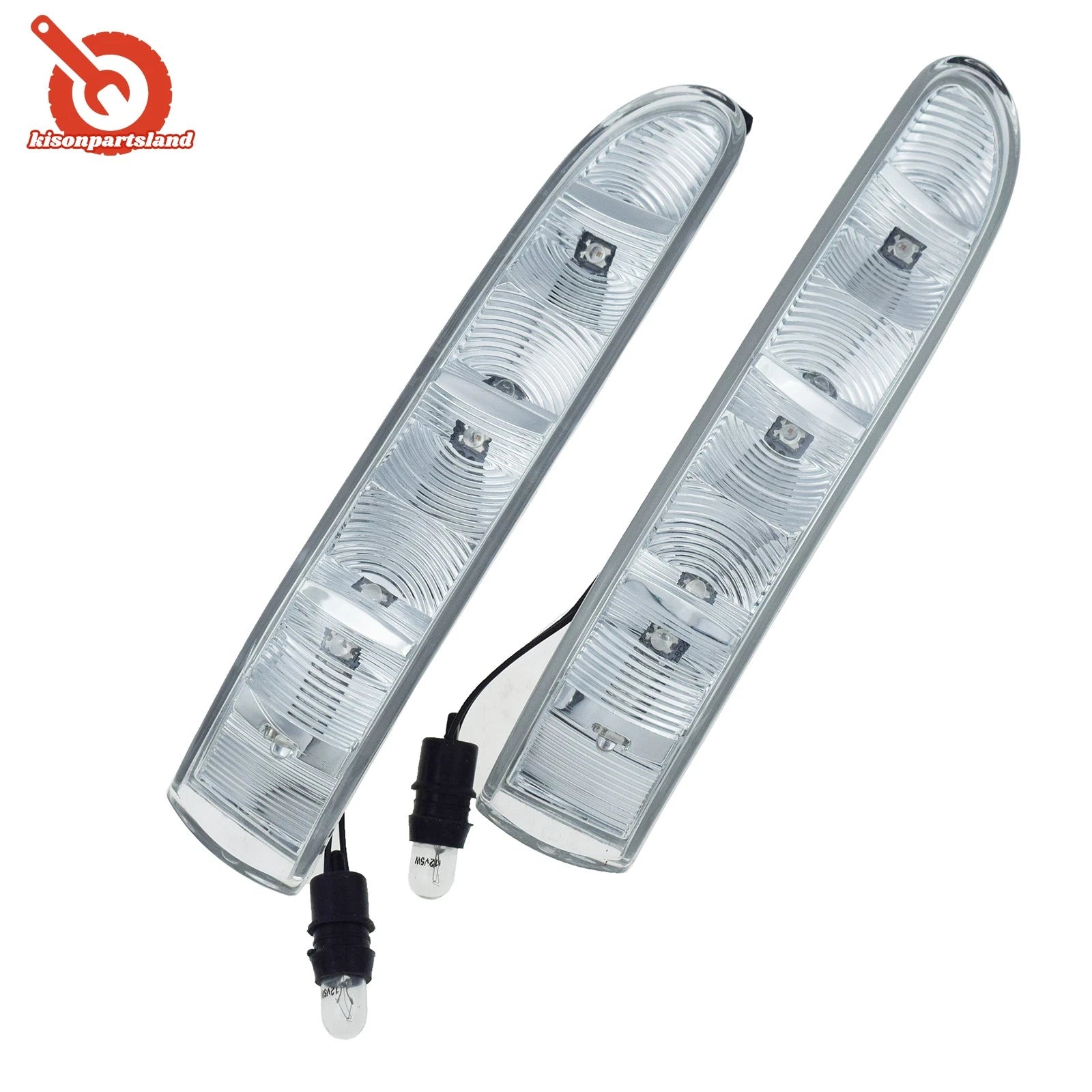 Pair Door Side Mirror Turn Signal Light For Mercedes CL S-Class W220 W215 03-05 6B93BC-57