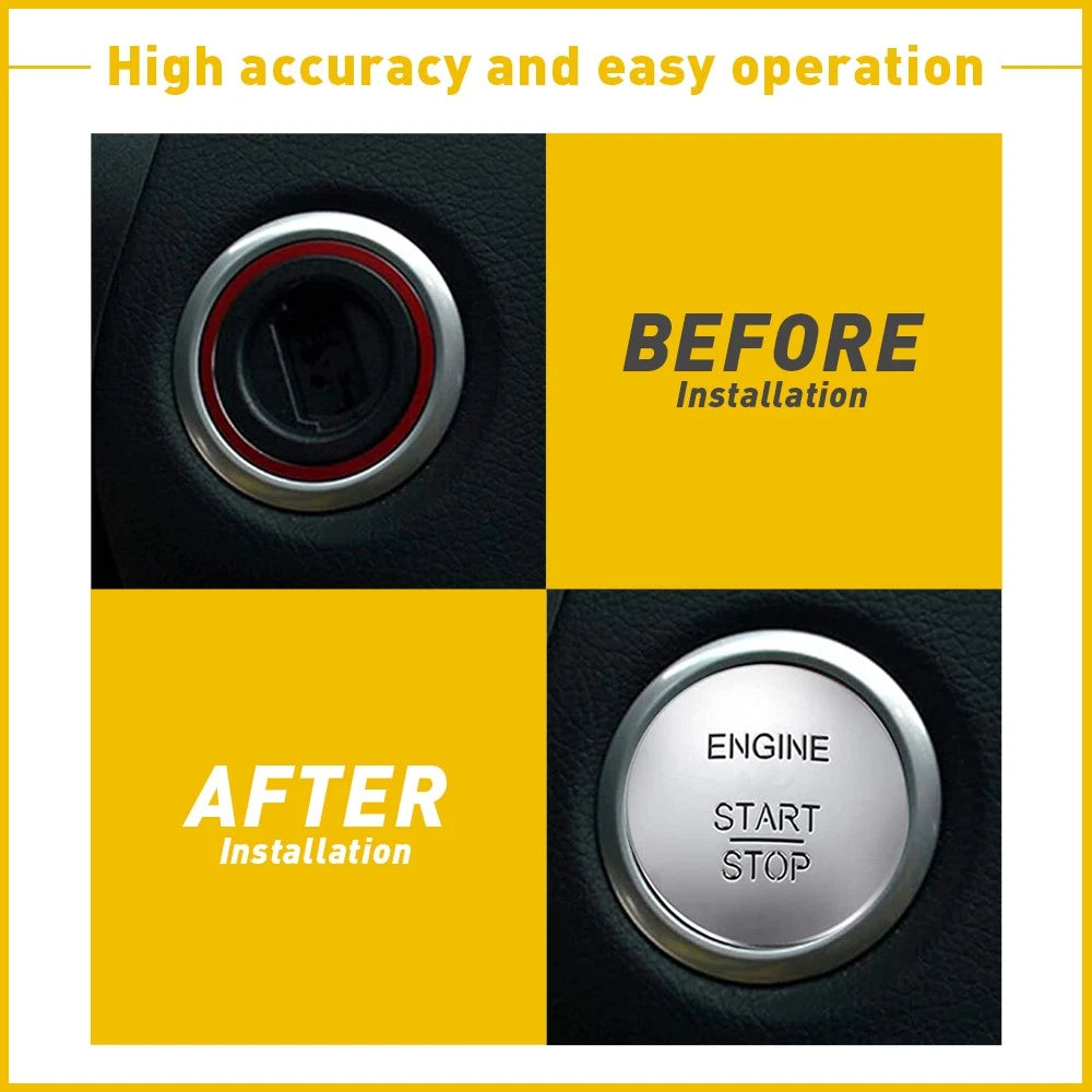 Keyless Push Start Stop Button Go Engine Switch Ignition for Mercedes Benz 6B93BC-57