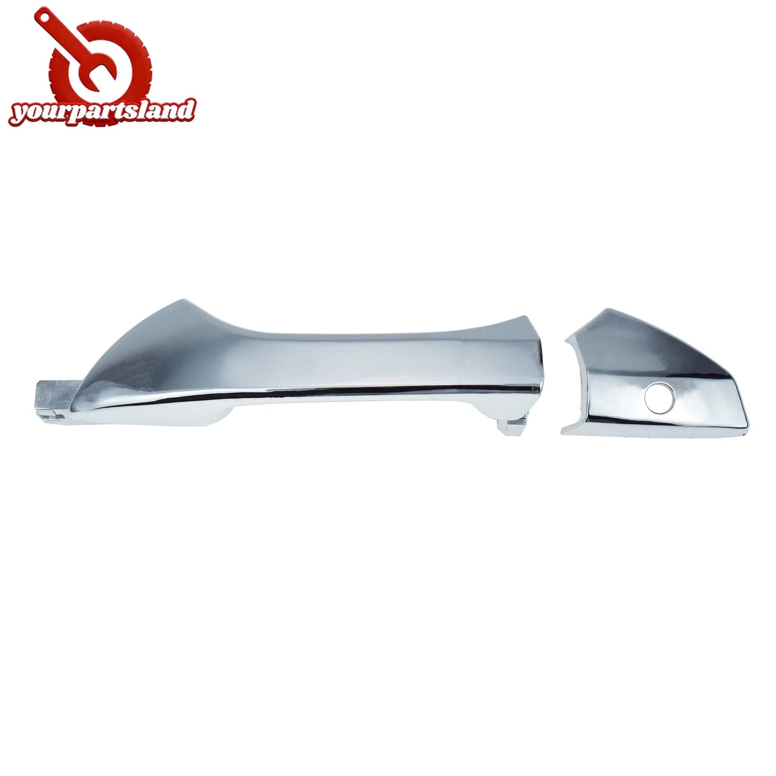 Front Left Exterior Door Handle For 2008-2012 Honda Accord Chrome Coupe Sedan 6B93BC-57