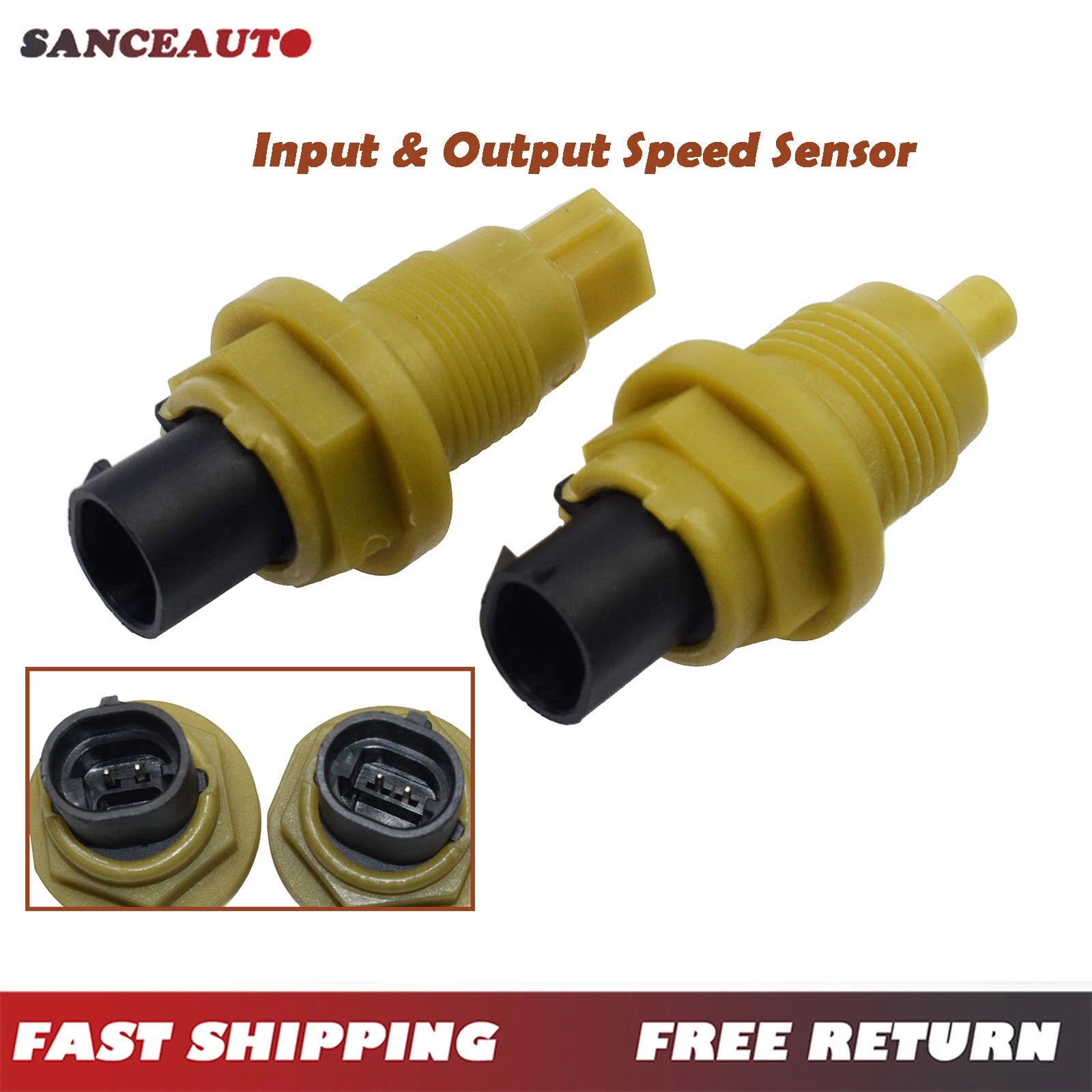 2PCS Input Output Speed Sensor For Chrysler Dodge A604 41TE A606 42LE 1990-2007 6B93BC-57