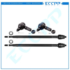 Fits 02-06 Honda CR-V 4x4 2WD ECCPP  Front  Inner and Outer Tie Rod Ends Kit ECCPP