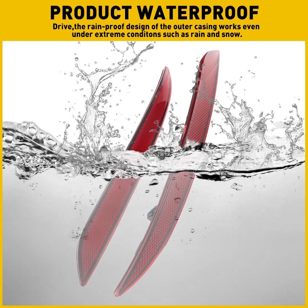 Car Lower Rear Bumper Reflector Tail Lamp Case LH RH For 2017-2023 Tesla Model 3 6B93BC-57