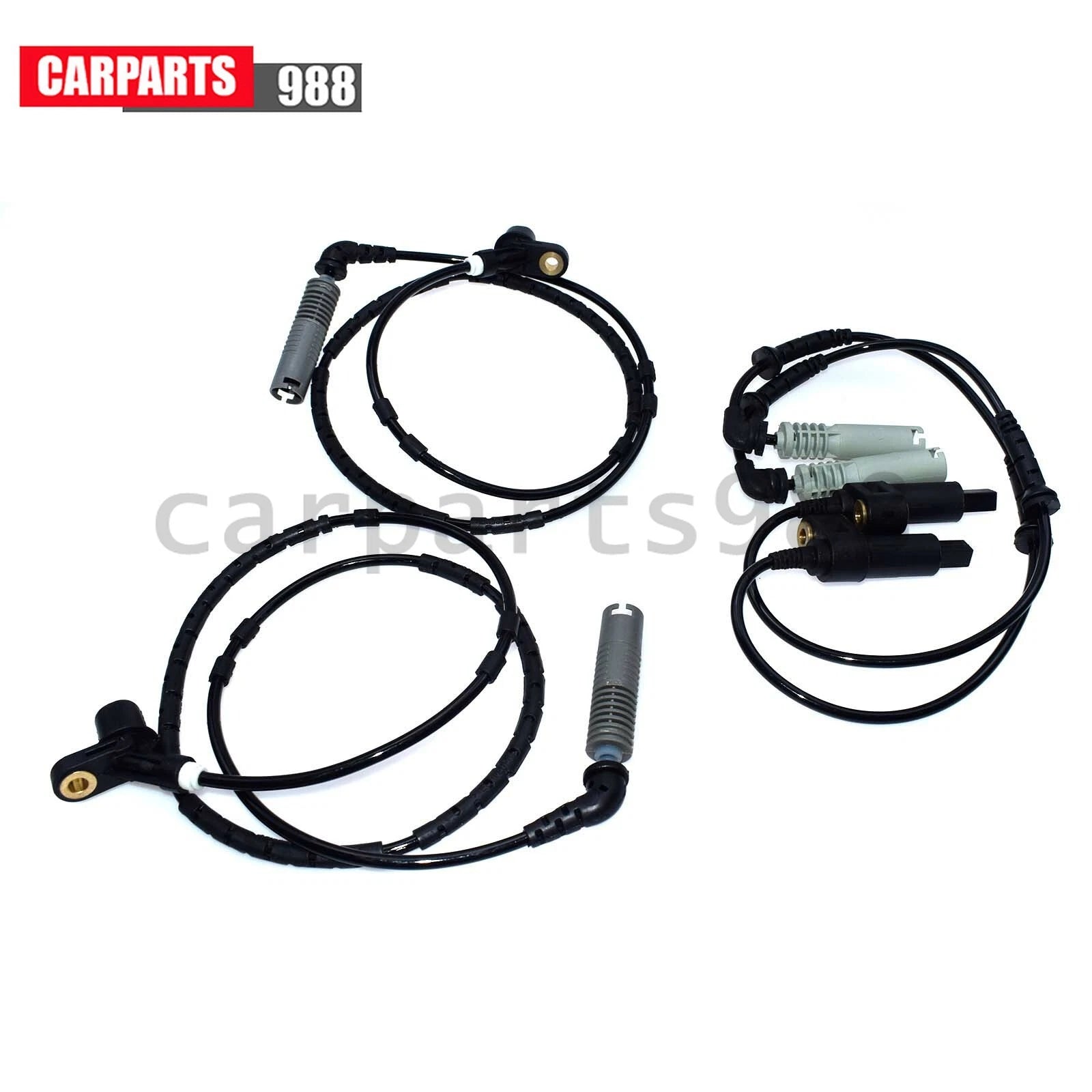 4Pcs Front Rear Left Right ABS Wheel Speed Sensor for BMW E46 323i 325i 328i M3 6B93BC-57