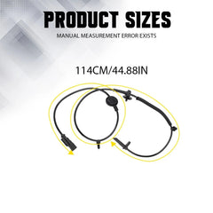 2x ABS Wheel Speed Sensors For 2009-16 Chevy Traverse GMC Acadia Buick Enclave A 6B93BC-57