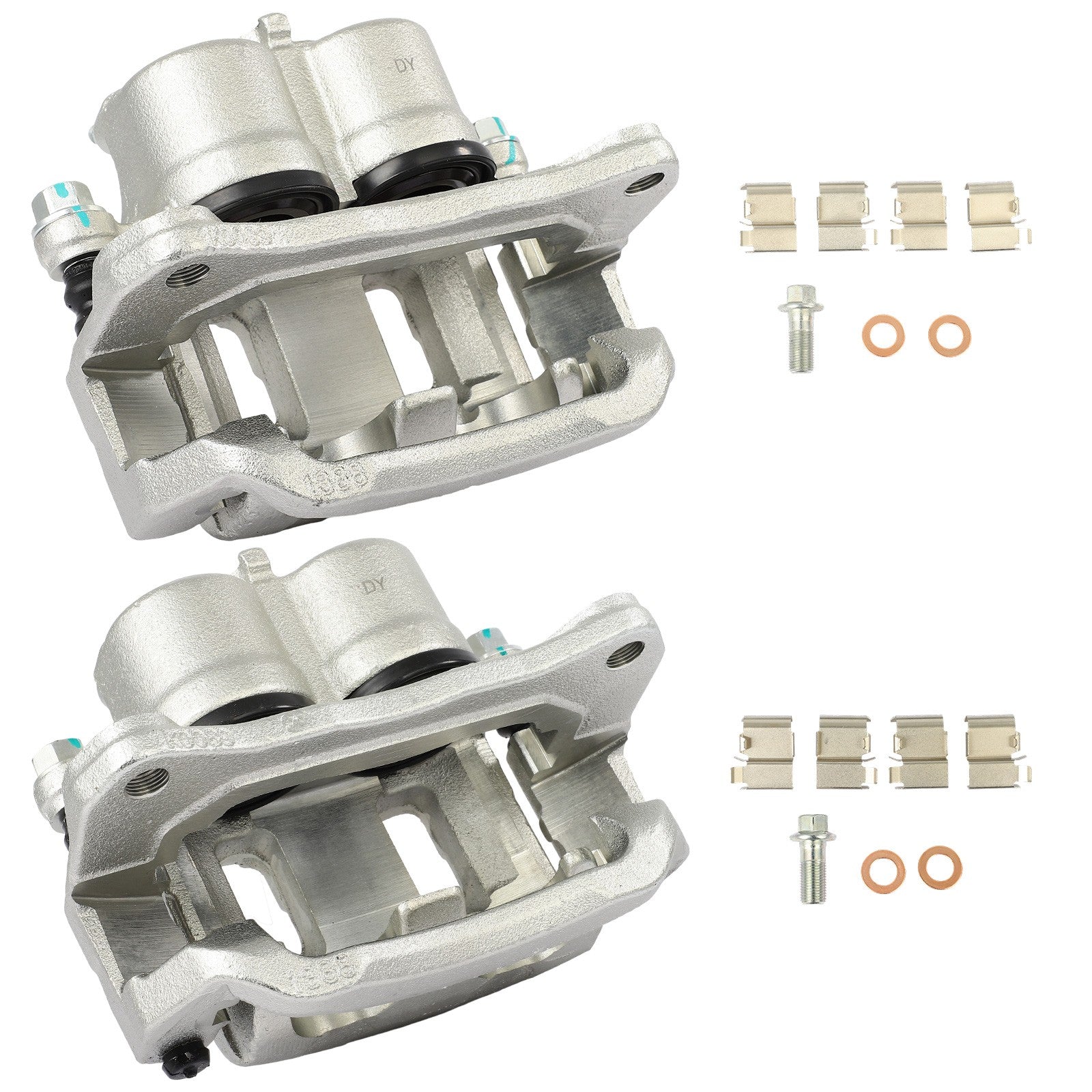 Front Left Right Brake Calipers 2Pcs For 2007-2009 Ford Edge AWD 2010 Ford Edge 6B93BC-57