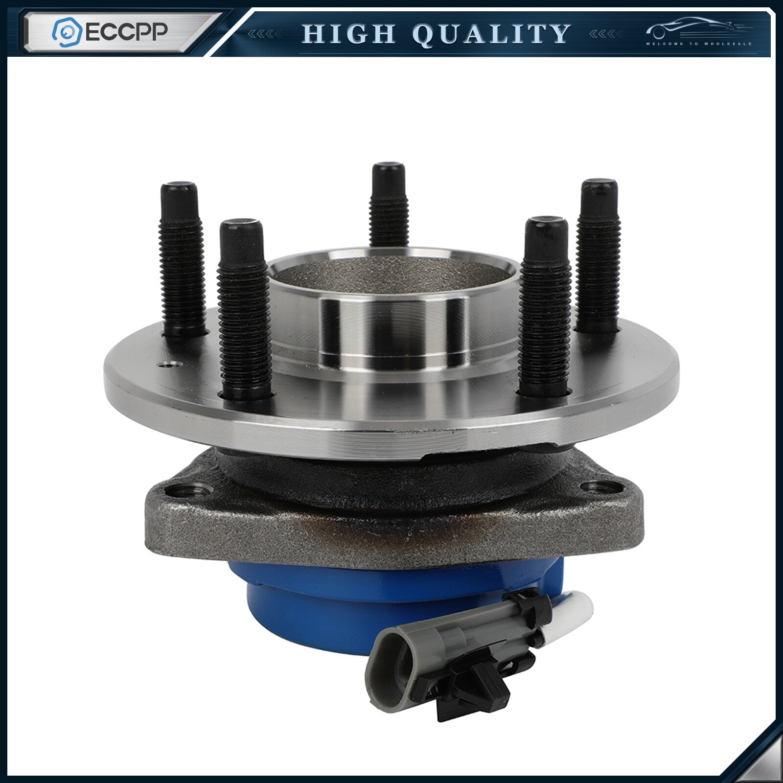 1P Wheel Hub Bearing Front RWD For Cadillac STS 2005-2011 CTS V6 2003-2007 5 Lug 6B93BC-57