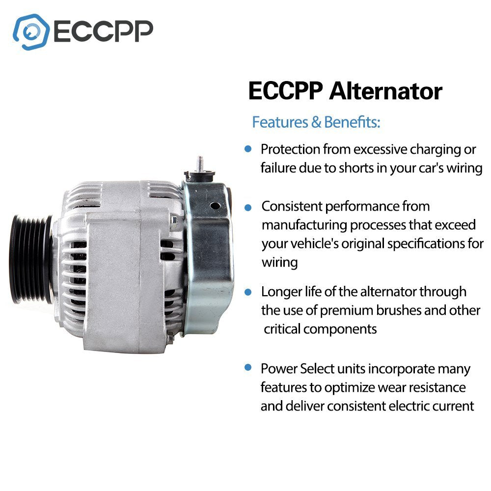 ECCPP For Acura 741 L4 2.2L Honda Accord Odyssey 94-97 Alternator 31100P0AA01RM ECCPP