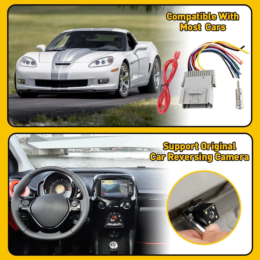 For Chevy Silverado 2003-2007 Car Stereo Radio Wiring Harness Adapter Connector 6B93BC-57