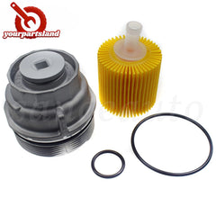 For TOYOTA Avalon Camry LEXUS Oil Filter Housing Cap & Plug & Filter 15620-31060 6B93BC-57
