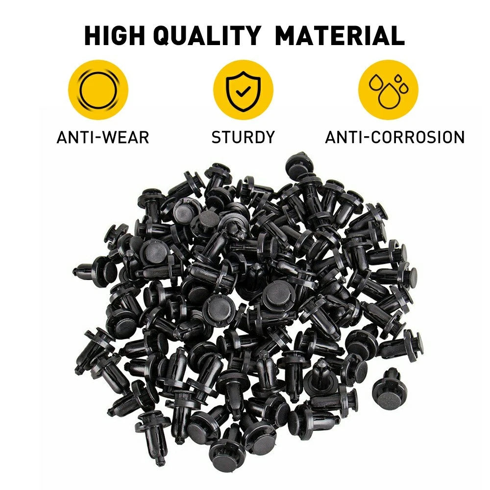For Honda Hood Acura Fender Push Rivet Retainer Bumper Fastener Type Accessories 6B93BC-57