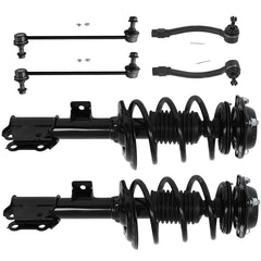 6x Front  Complete Struts Sway Bars Outer Tie Rods For Hyundai Elantra 2011-2016 6B93BC-57