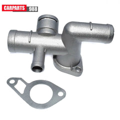 Aluminum Coolant Water Flange For 2000-2005 VW Mk4 Golf/Jetta 1.8T 06A121133J 6B93BC-57