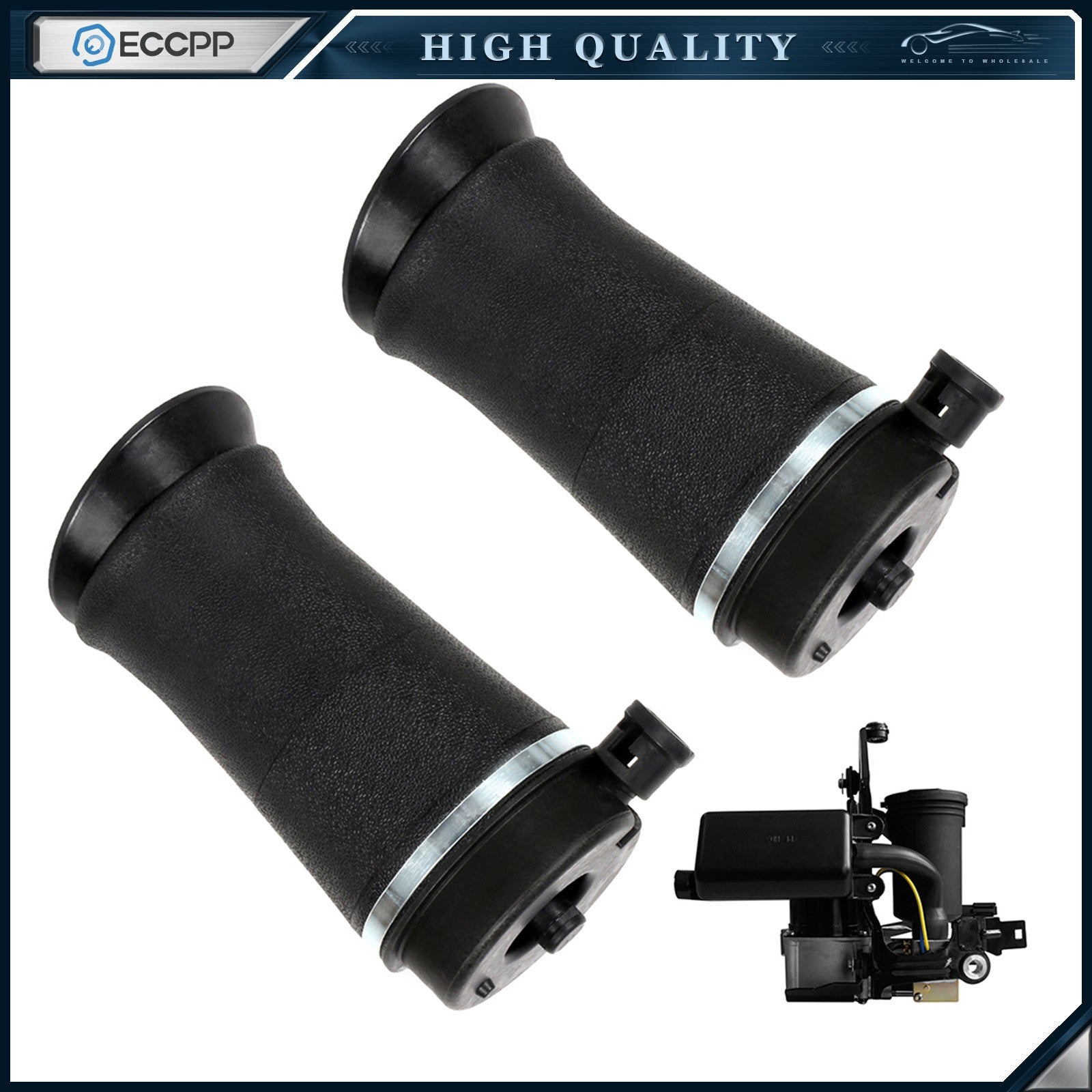 3X Rear Air Suspension Spring Compressor For 98-02 Lincoln Navigator Expedition 6B93BC-57