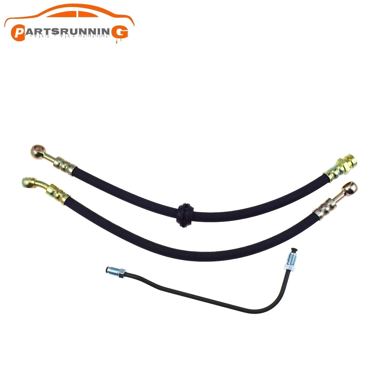 Upper Lower Brake Hose Kit W/ Pipe For Honda CB350/360/400F/450K/500/550/750 6B93BC-57