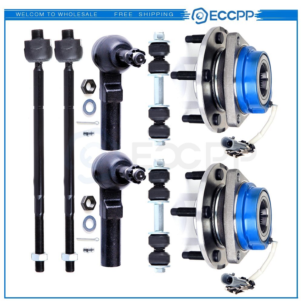 8PCS  Wheel Bearing Sway Bar Link Tie Rod End Fits 2000-2004 2005 Buick Lesabre KOEEP