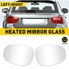 Right Left Side Mirror Glass Heated For BMW 2009-13 E82 E90 E91 E92 325i 328i EA 6B93BC-57