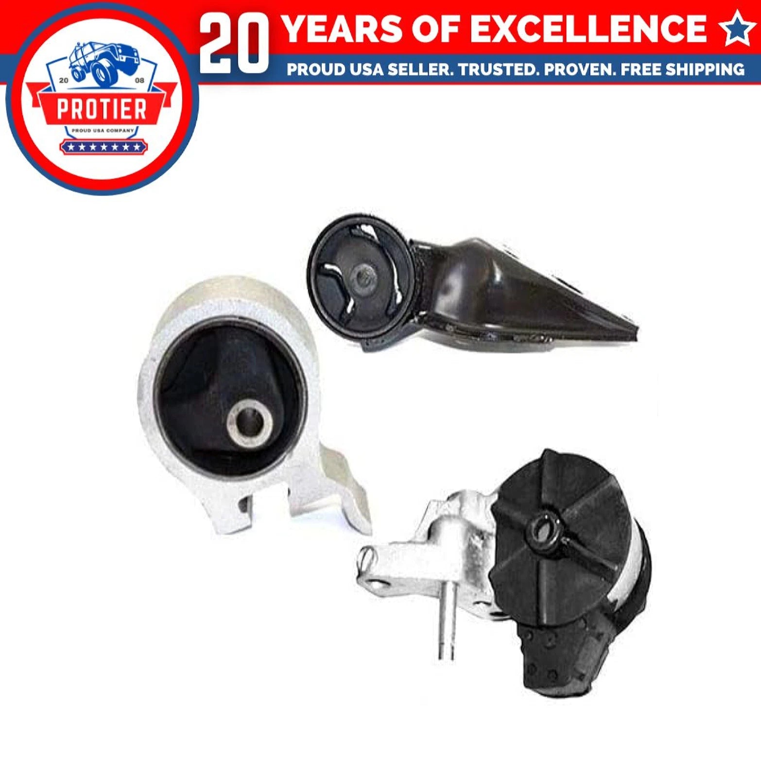Fits 1991-1994 Toyota Tercel 1.5L AUTO Trans Motor & Trans Mount Set 3PCS : 6B93BC-57