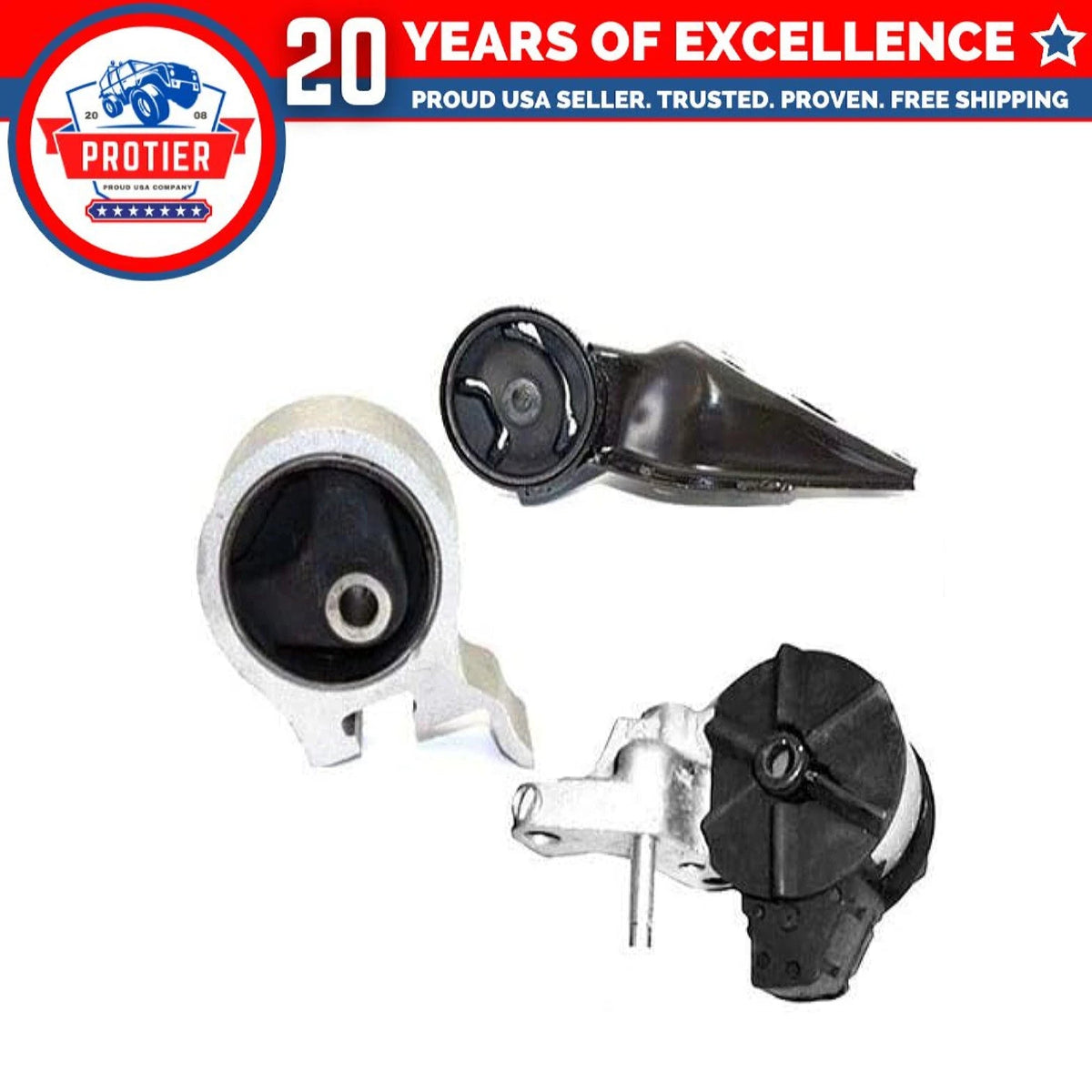 Fits 1991-1994 Toyota Tercel 1.5L AUTO Trans Motor & Trans Mount Set 3PCS : 6B93BC-57