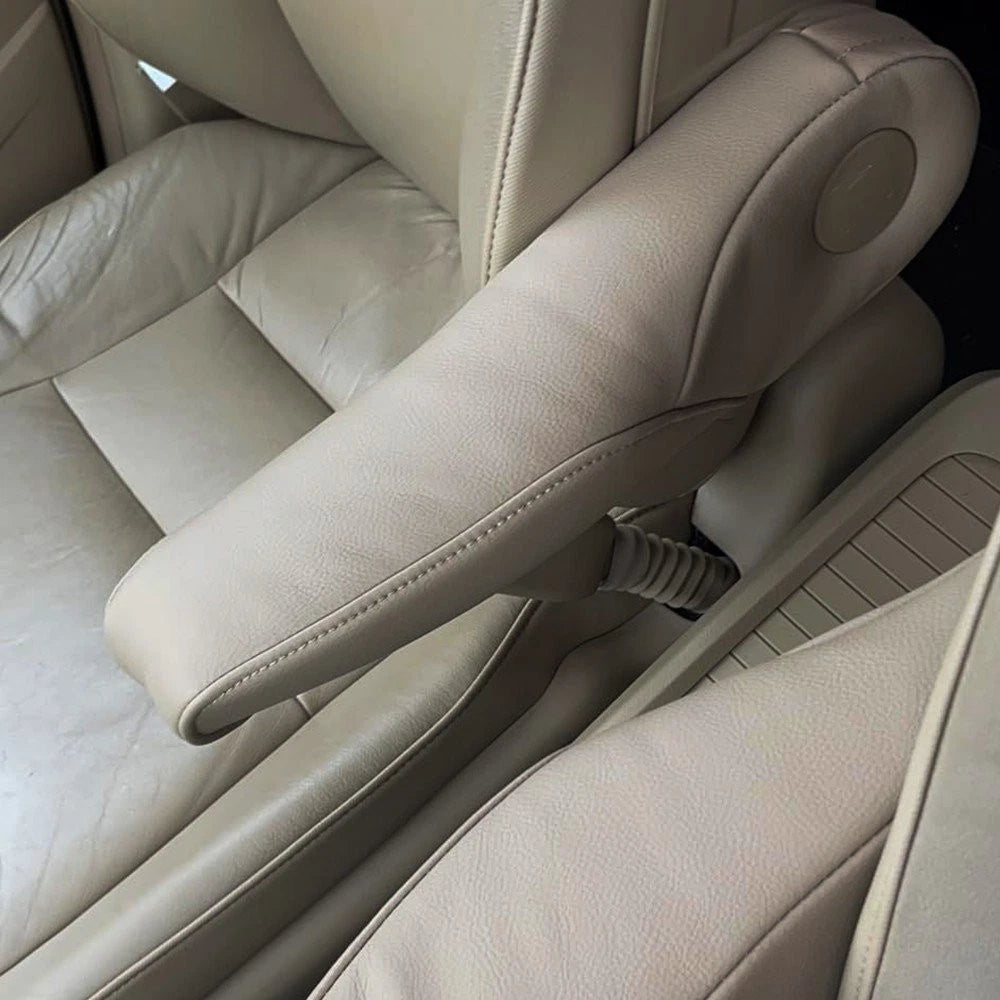Pair Beige Leather Front Seat Armrest Replacement Cover Fit Honda CR-V 2010-2011 6B93BC-57
