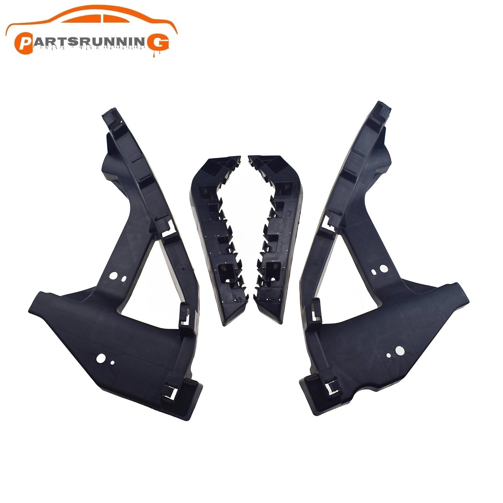 Headlight Brackets & Front Hold Mount Retainer Set for Honda CIVIC Sedan 2016-21 6B93BC-57
