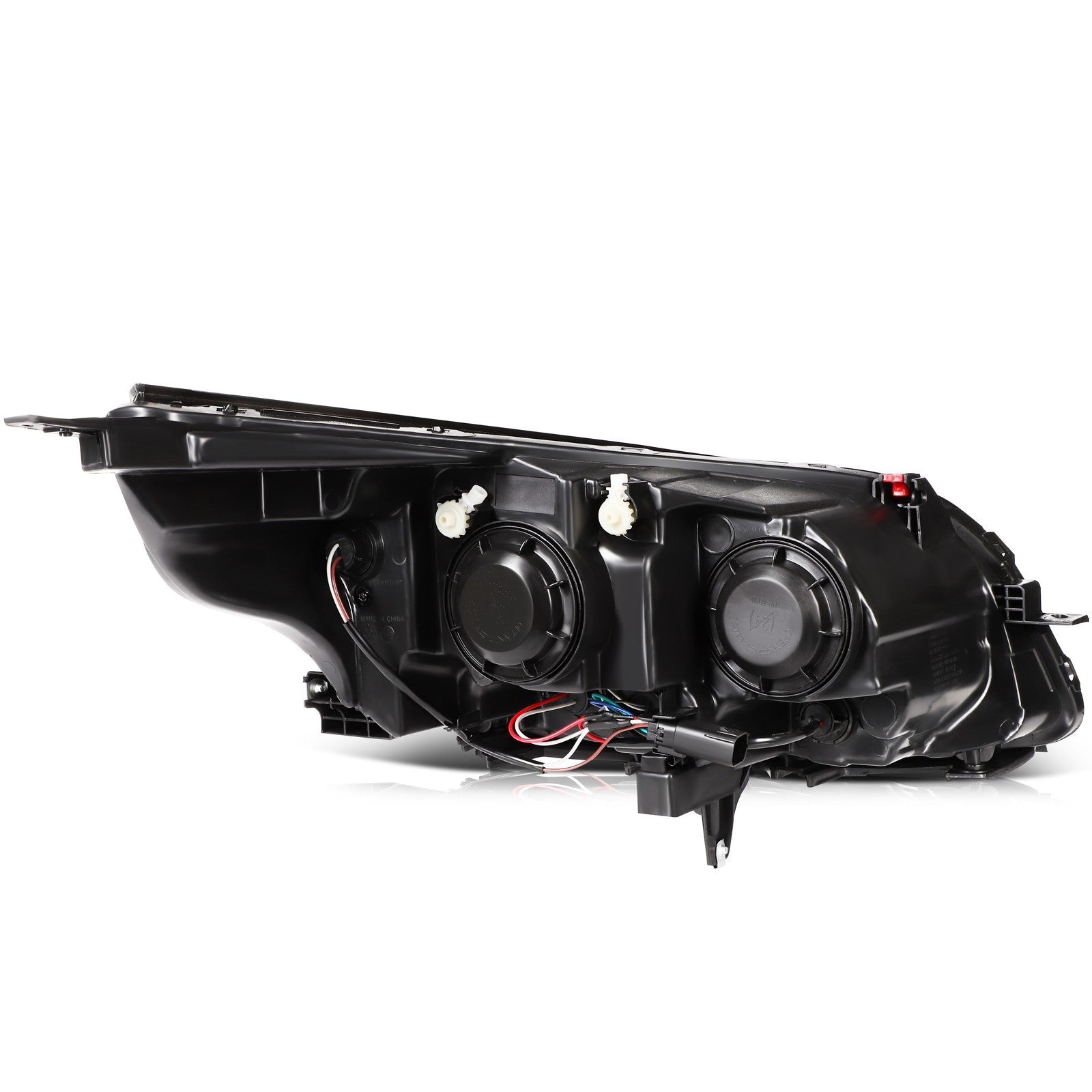 ECCPP Headlights Assembly For Chevrolet Malibu 2013-2015 Pair Kit Black Amber 6B93BC-57
