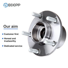 2Pcs Wheel Hub Bearings Assembly Front For Mazda 3 Hatchback 5x4.25 Bolt Pattern 6B93BC-57