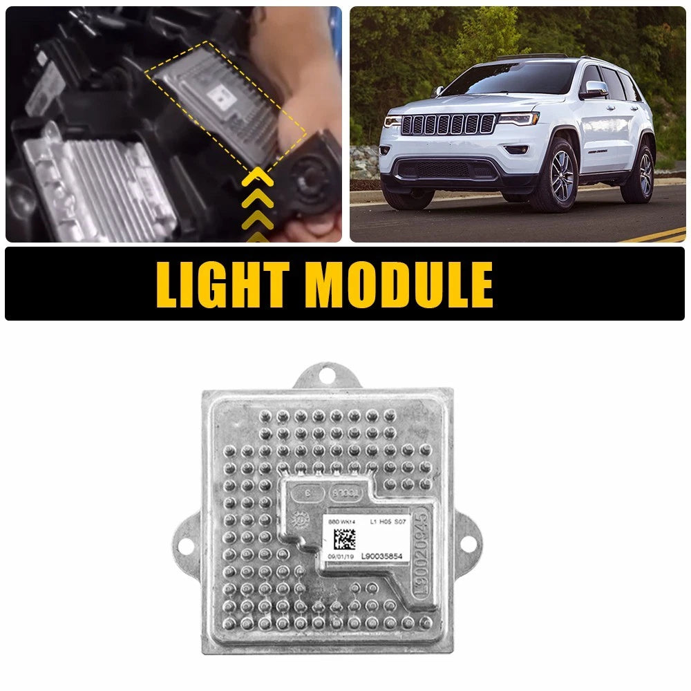 For 2014 15-2020 Jeep Grand Cherokee Headlight Module Control Unit 68223396AA EA 6B93BC-57