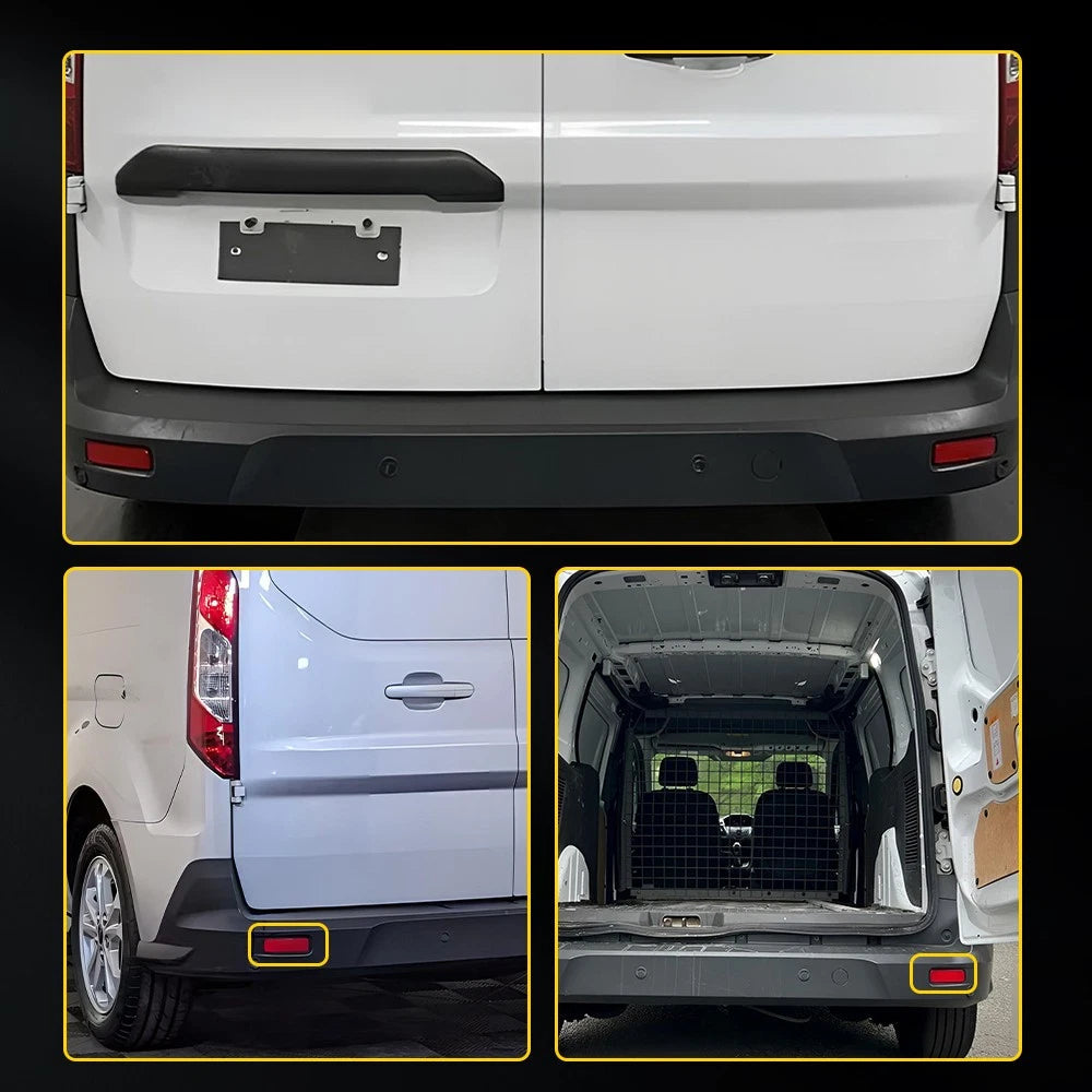 For 14-22 Ford Transit Connect Left Right Side Rear Bumper Reflector Light Lam A 6B93BC-57