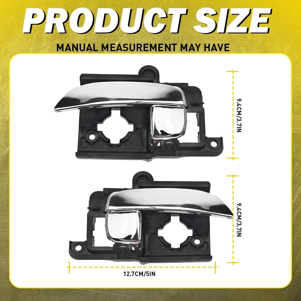 4X Interior Door Handle For 2007-2010 Hyundai Elantra Front Rear Left+Right EOA 6B93BC-57