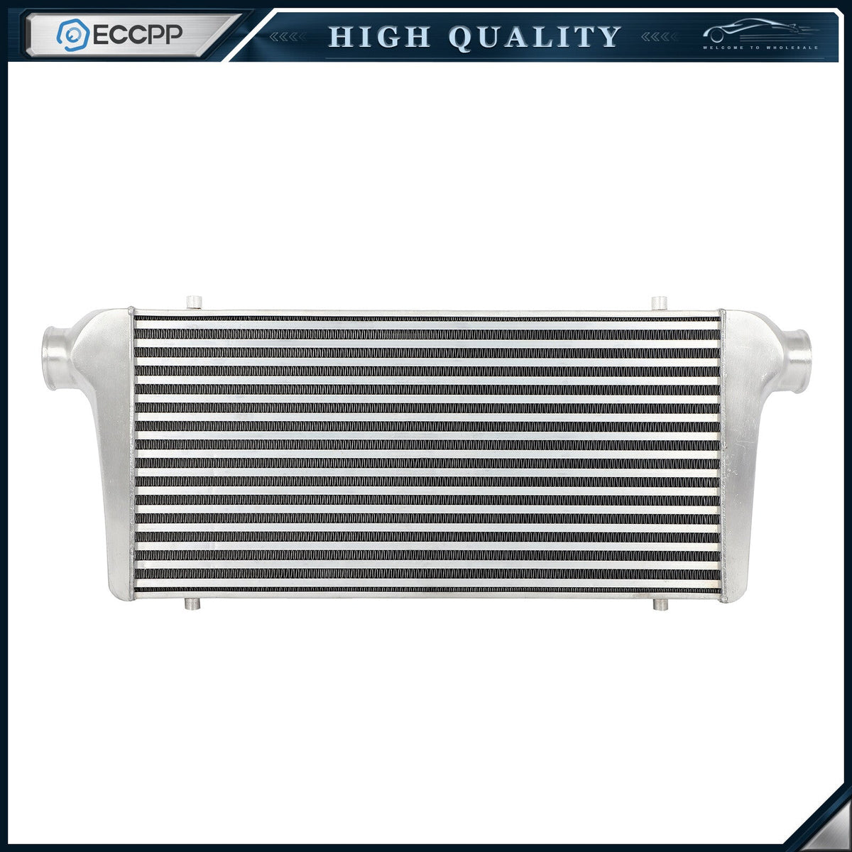 Front Universal Aluminum Turbo Intercooler 23"x10.5"x2.5" Tube & Fin 6B93BC-57