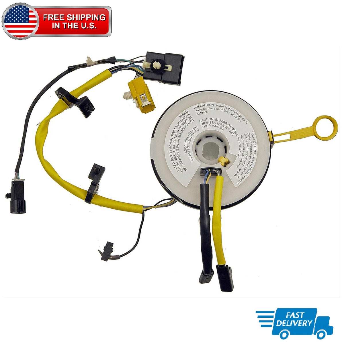 525-205 Clock Spring for Ford E-150 E-250 E-350 Econoline Club Wagon 1995 1996