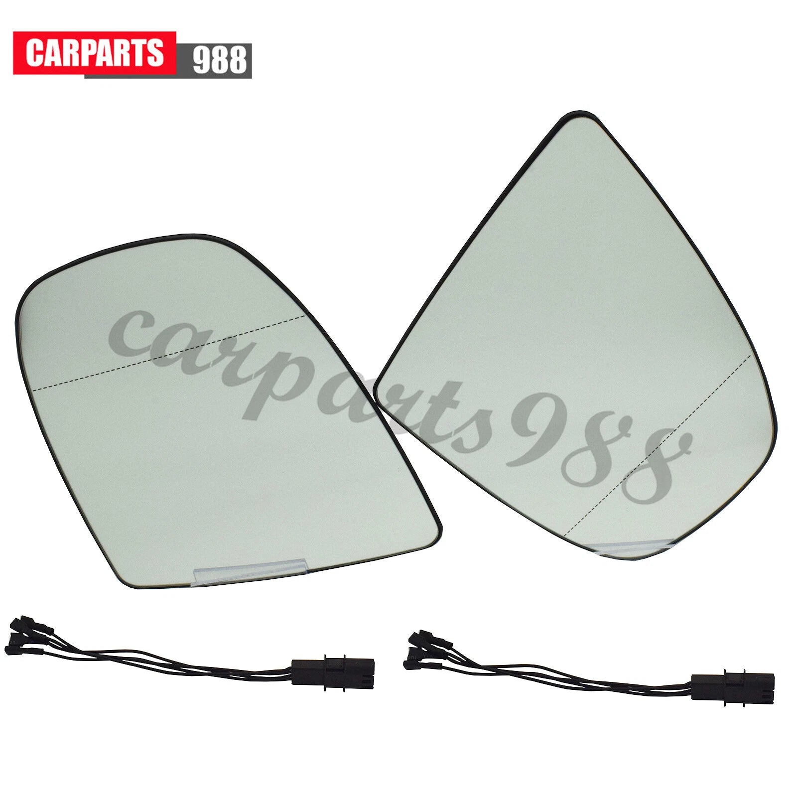 Left Right Side Rearview Mirror Glass Heated For 2007-2014 BMW E70 E71 E72 LCI 6B93BC-57