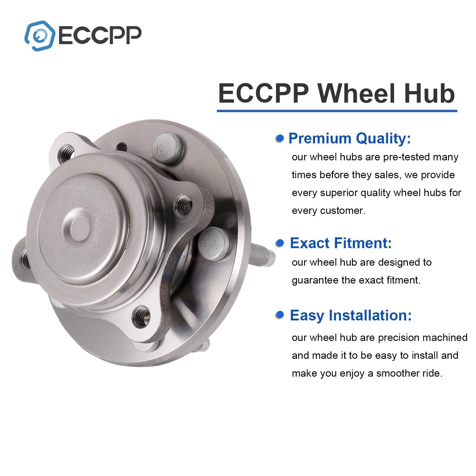 2 Rear Wheel Hub Bearings FWD For Ford Five Hundred Freestyle Taurus X Mercury 6B93BC-57
