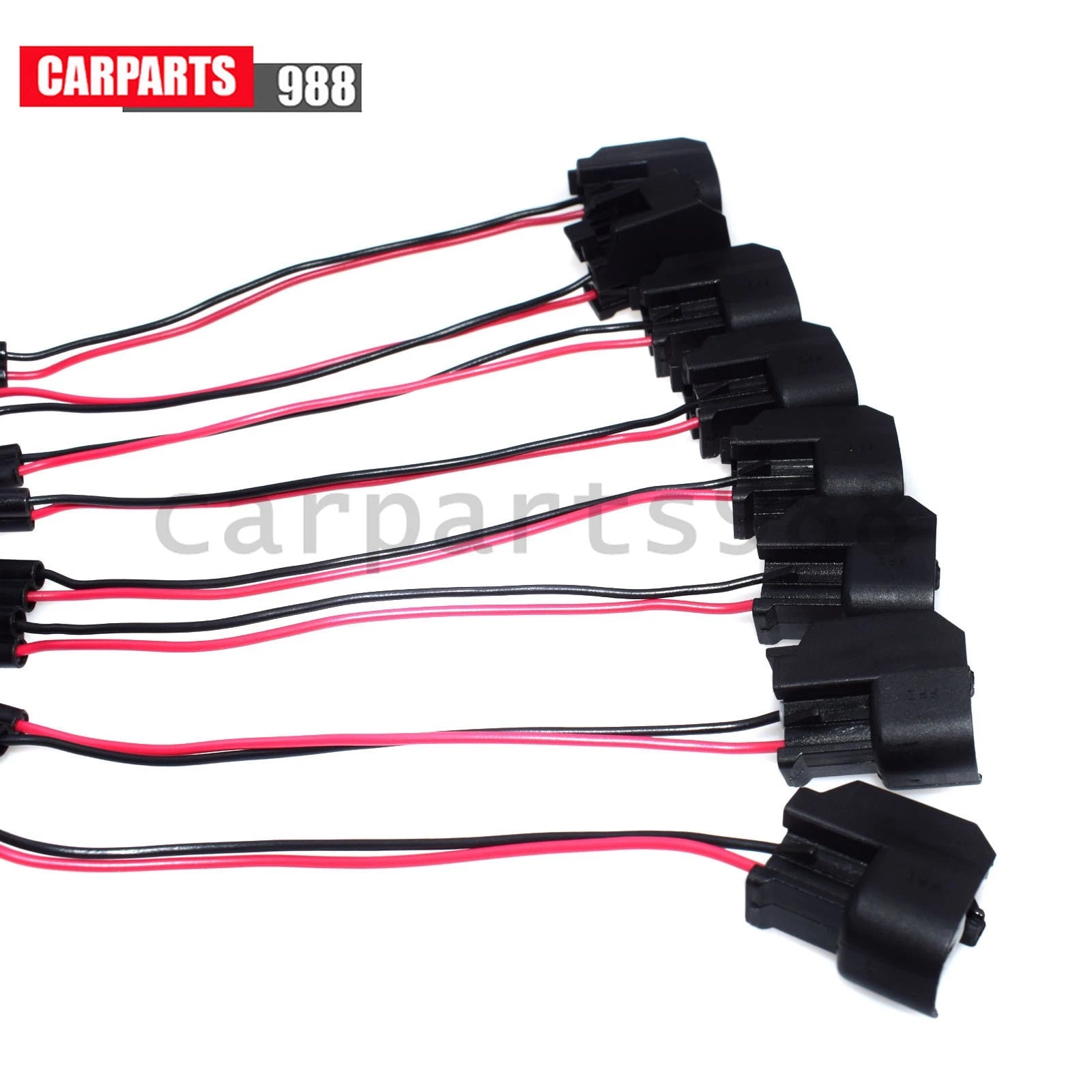 8Pcs LQ4 LQ9 4.8 5.3 6.0 Wire Harness to LS2 LS3 LS7 EV6 Injector Adapters Kit 6B93BC-57